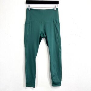LegEnd Active Leggings‎ Womens Medium  Pull On Green Yoga Running Outdoors